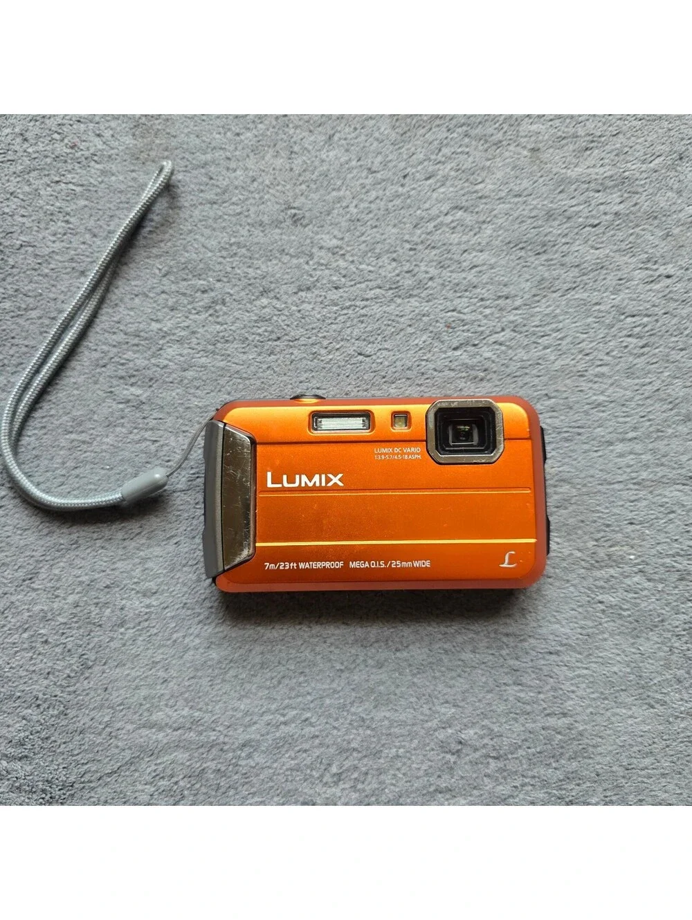 Panasonic Lumix DMC-FH1 12.1MP Digital Camera Orange Charger, Battery & 4GB SD